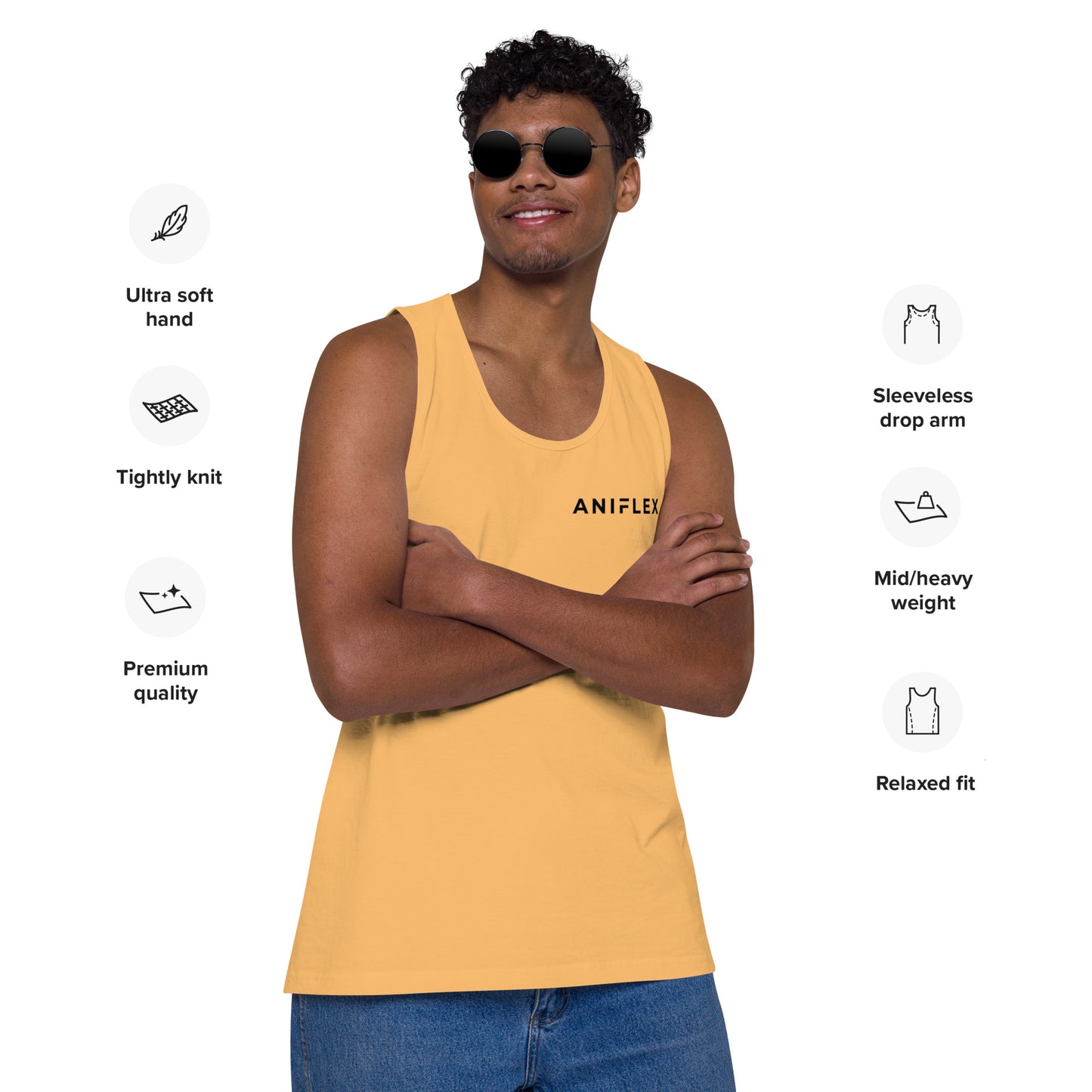 Aniflex Name Tank Top